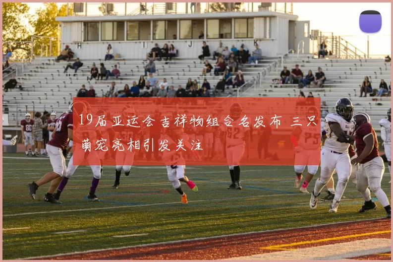 19届亚运会吉祥物组合名发布 三只萌宠亮相引发关注
